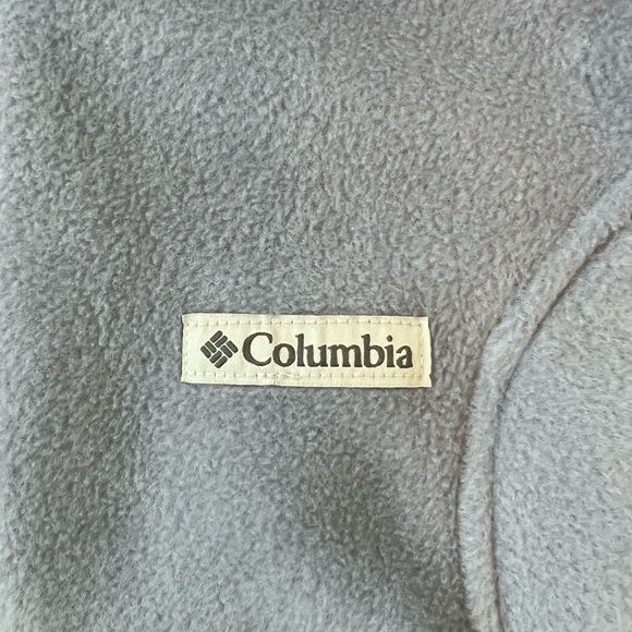 Blue Gray Columbia Fleece Vest Size Medium - Picture 3 of 8